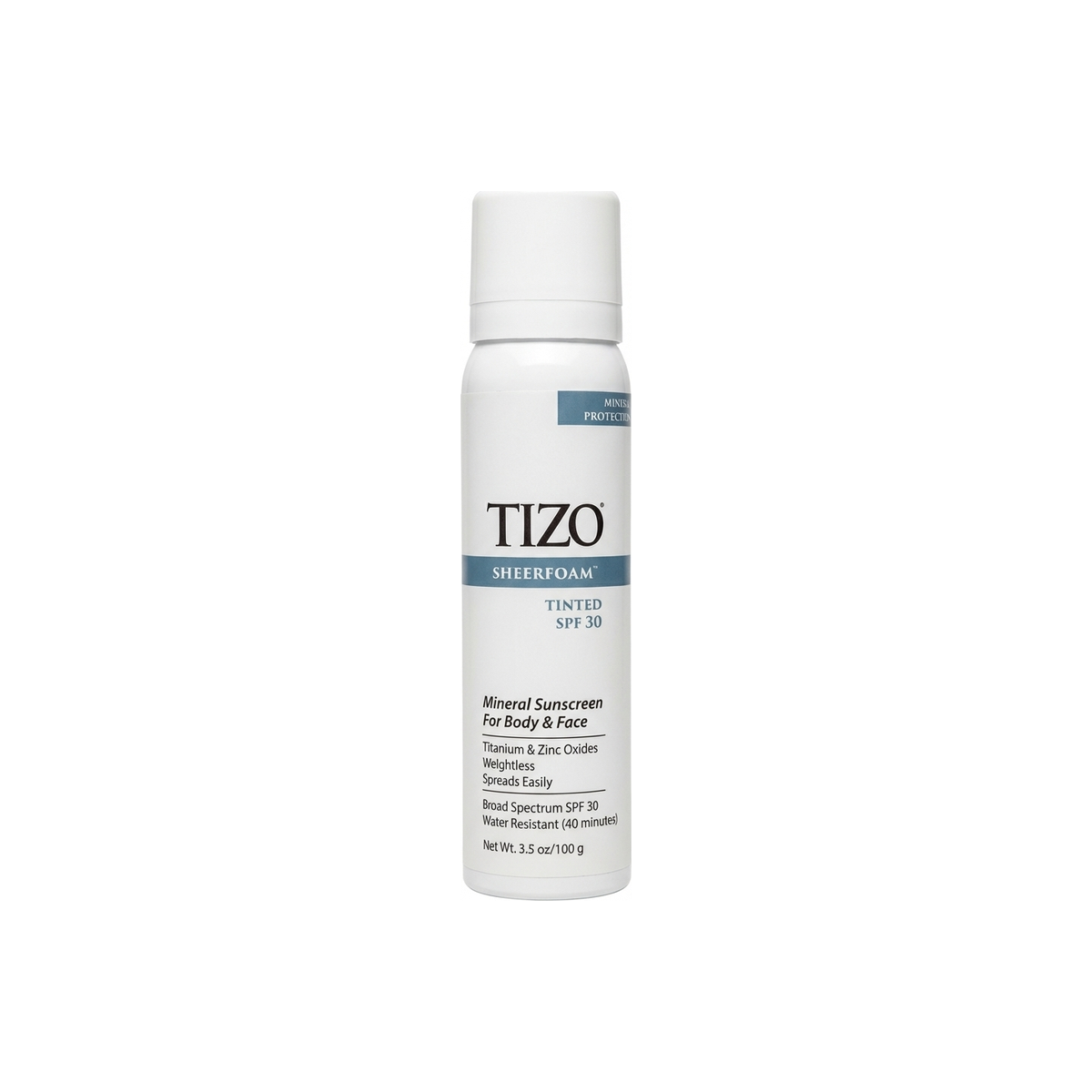 TiZO SheerFoam Body and Face Tinted SPF 30
